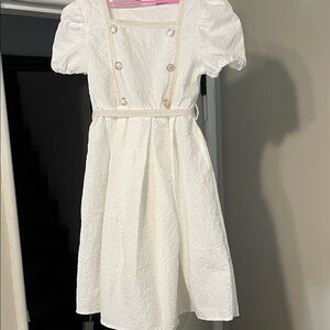 Elegant White Kids Dress